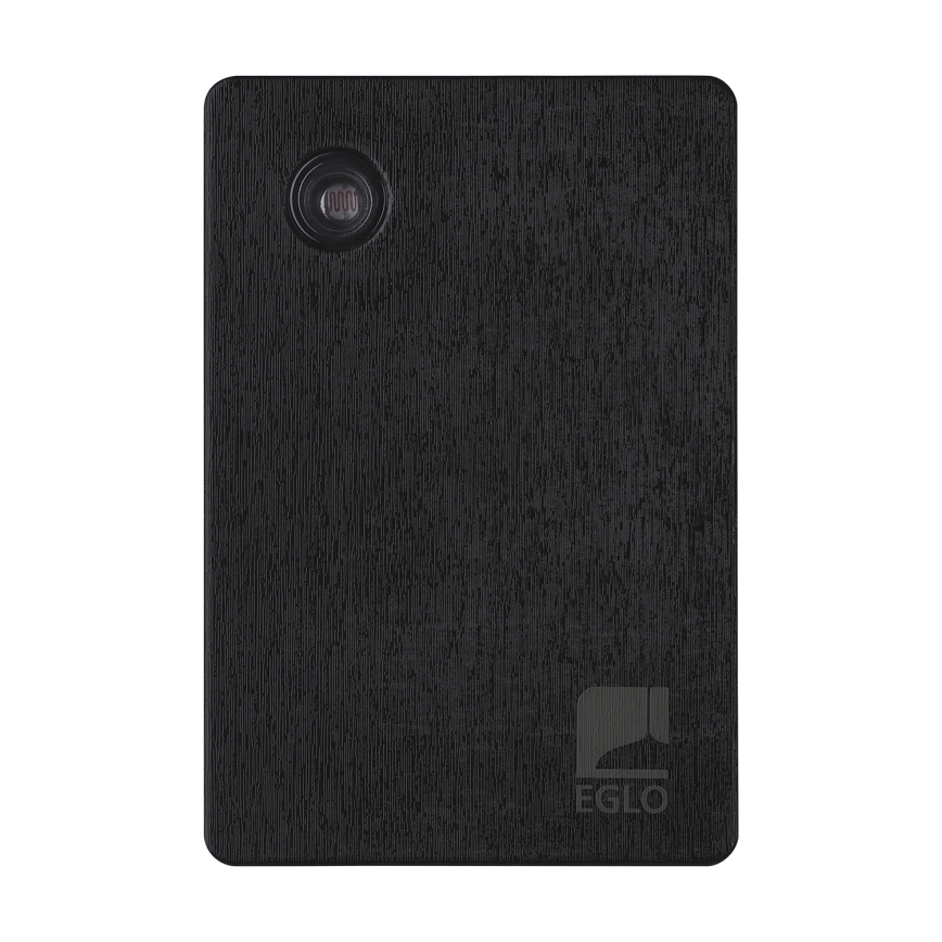 Eglo - Αισθητήρας σούρουπου 2-100 lux μαύρο IP44