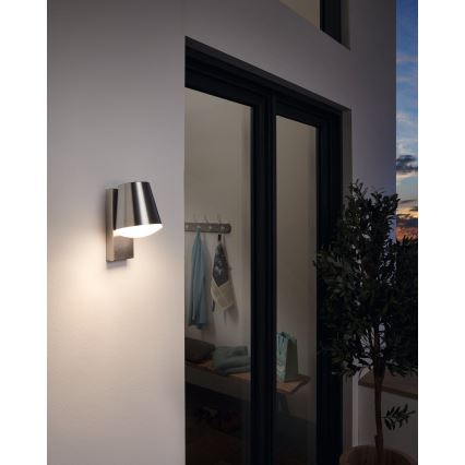 Eglo - LED με Dimmer φως τοίχου εξωτερικού χώρου CALDIERO-C 1xE27/9W/230V IP44