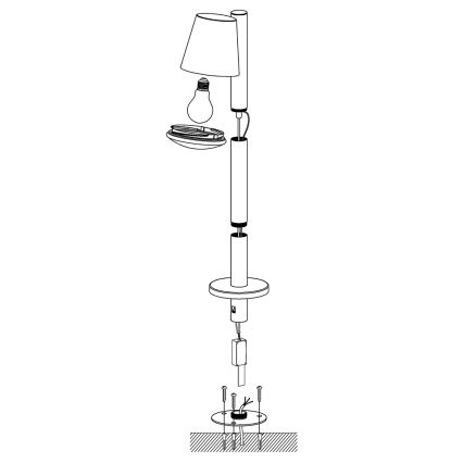 Eglo - LED Dimmable λάμπα εξωτερικού χώρου CALDIERO-C 1xE27/9W/230V ματ χρώμιο IP44