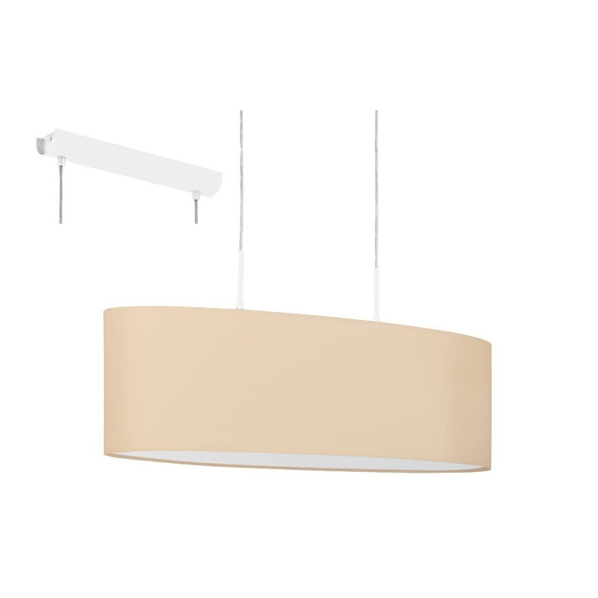 EGLO 97563 - Πολύφωτο σε σχοινί PASTERI-P 2xE27/60W/230V