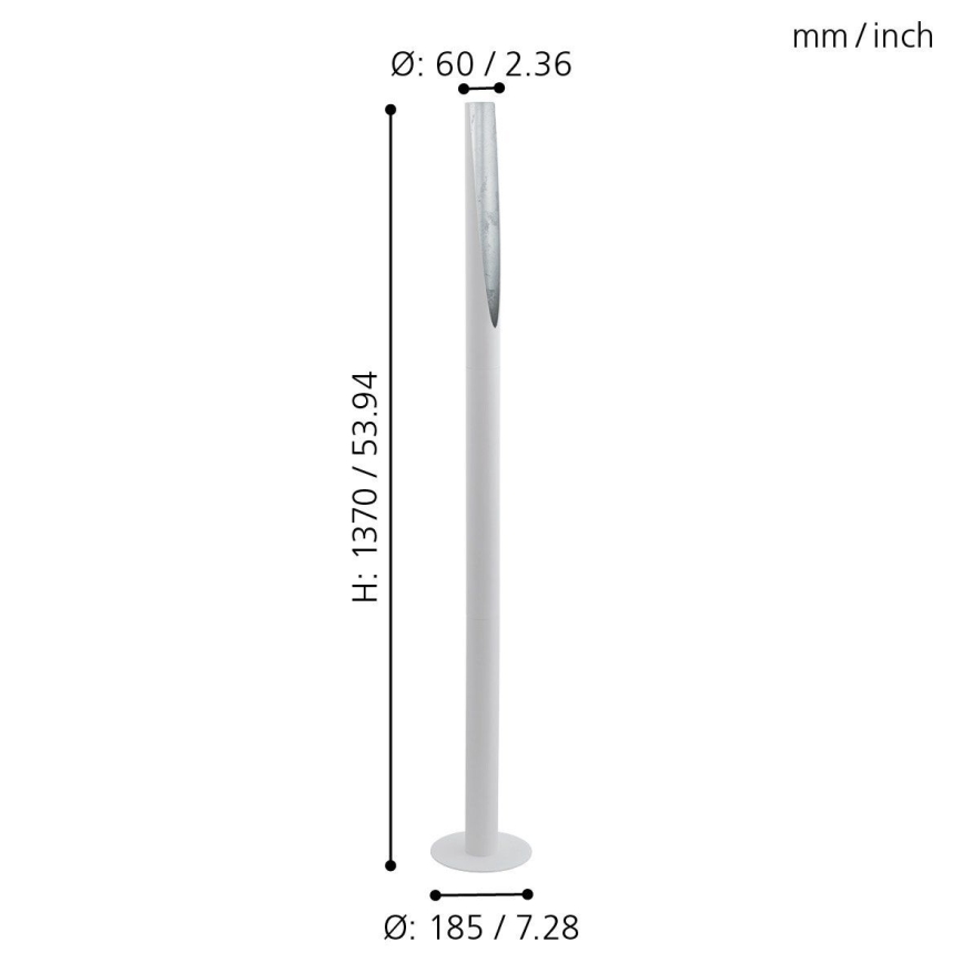 Eglo - Επιδαπέδια λάμπα LED 1xGU10/4,5W/230V