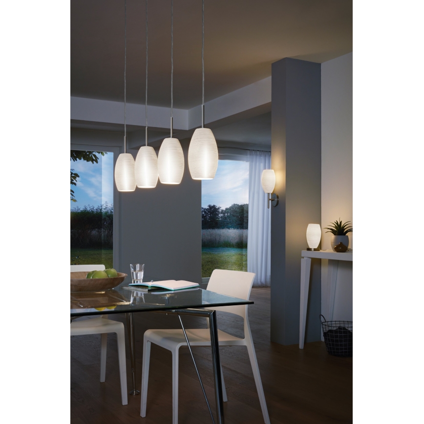 Eglo - Πολύφωτο σε σχοινί 4xE27/40W/230V