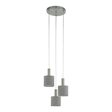 Eglo 97673 - Πολύφωτο σε σχοινί CONCESSA 2 3xE27/60W/230V