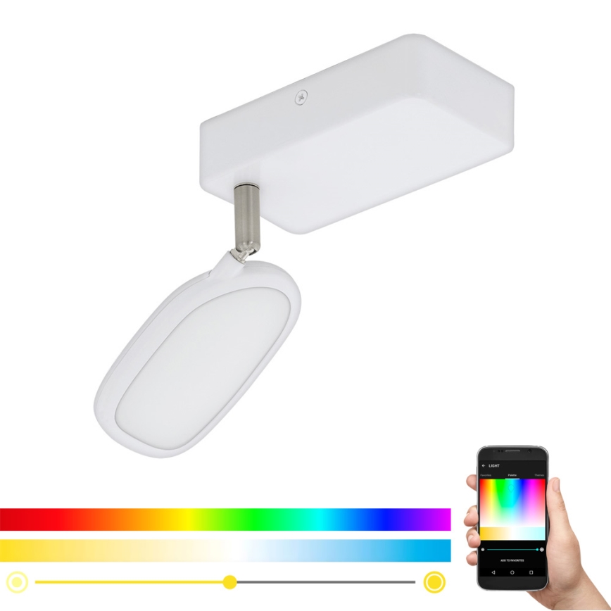 Eglo - LED RGB Σποτ φωτιστικό PALOMBARE-C 1xLED/5W/230V