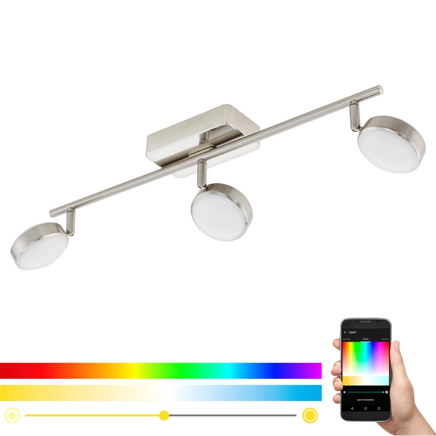 Eglo - LED RGB Σποτ CORROPOLI-C 3xLED/5W/230V