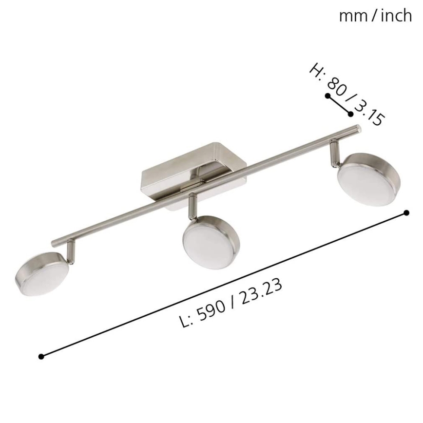 Eglo - LED RGB Σποτ CORROPOLI-C 3xLED/5W/230V