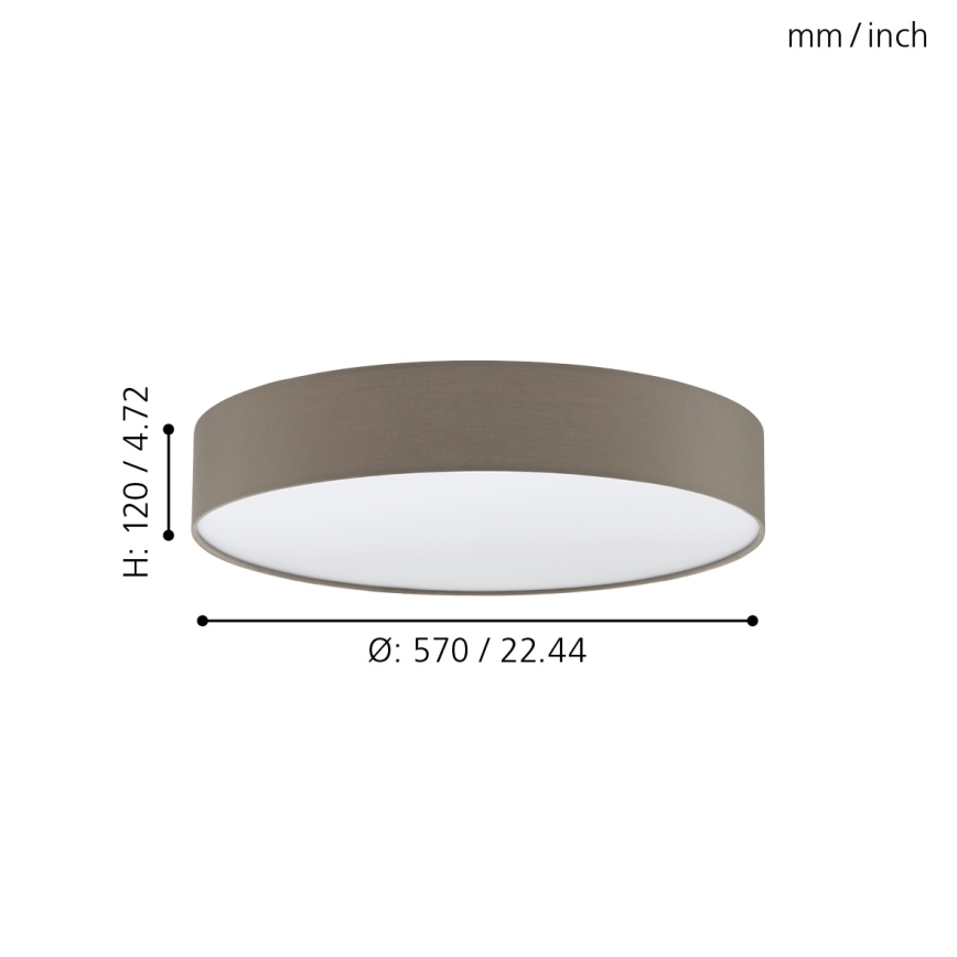 Eglo - Φως οροφής dimmer LED LED/40W/230V
