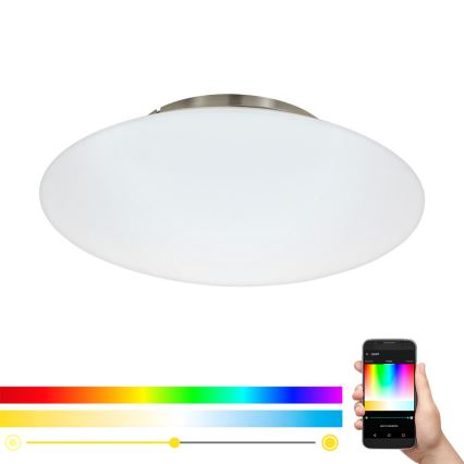Eglo 97811 - LED RGB Ρυθμιζόμενο φωτιστικό οροφής FRATTINA-C LED/27W/230V