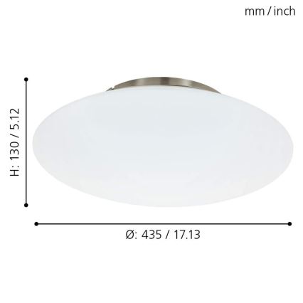 Eglo 97811 - Φωτιστικό οροφής LED Dimming FRATTINA-C 1xLED/27W/230V