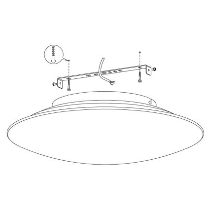 Eglo 97811 - Φωτιστικό οροφής LED Dimming FRATTINA-C 1xLED/27W/230V