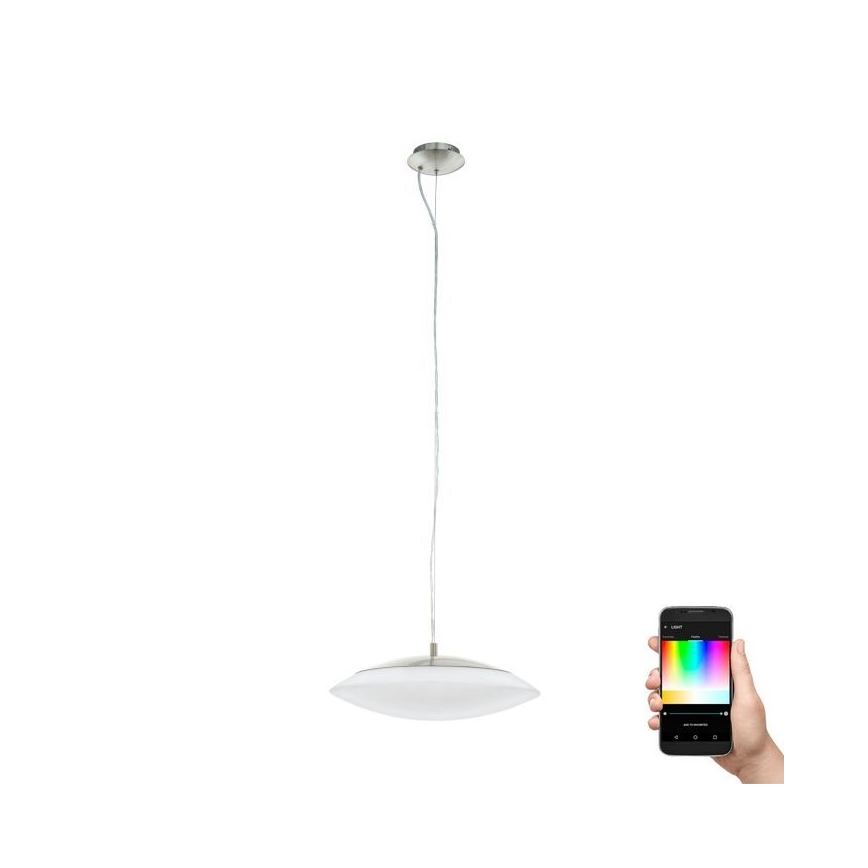 Eglo 97812 - LED RGB Dimmable πολύφωτο κρεμαστό FRATTINA-C 1xLED/27W/230V