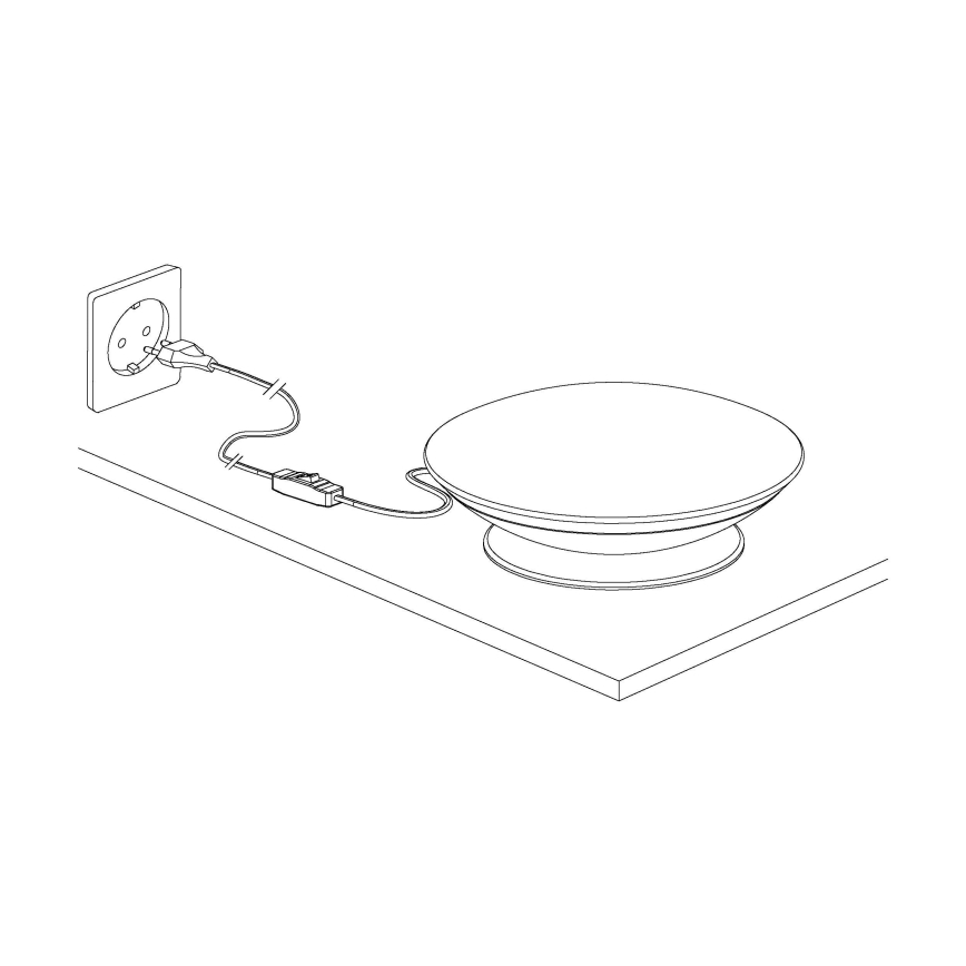Eglo 97813 - LED RGB Ρυθμιζόμενο Επιτραπέζιο Φωτιστικό FRATTINA-C LED/18W/230V