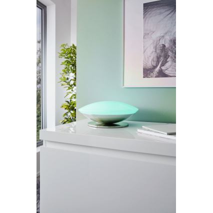 Eglo 97813 - Επιτραπέζιο φωτιστικό LED RGB με ρύθμιση φωτεινότητας FRATTINA-C 1xLED/18W/230V