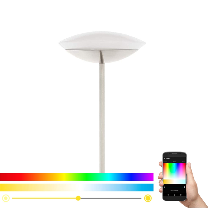 Eglo 97814 - LED RGB Ρυθμιζόμενη επιδαπέδια λάμπα FRATTINA-C 1xLED/18W/230V