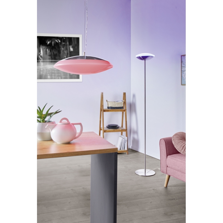 Eglo 97814 - Ρυθμιζόμενο LED RGB επιδαπέδιο φωτιστικό FRATTINA-C 1xLED/18W/230V