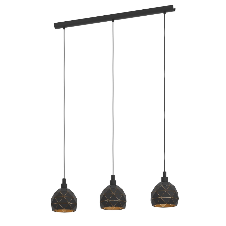 Eglo - Πολύφωτο σε σχοινί 3xE14/40W/230V