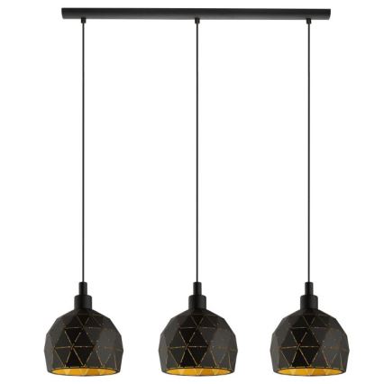 Eglo - Πολύφωτο σε σχοινί 3xE14/40W/230V