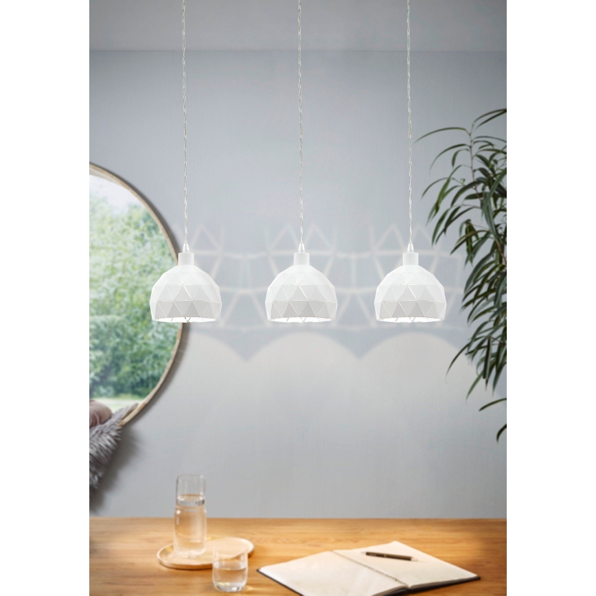 Eglo - Πολύφωτο σε σχοινί 3xE14/40W/230V