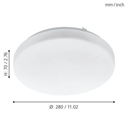 Eglo - Φως οροφής LED LED/11,5W/230V