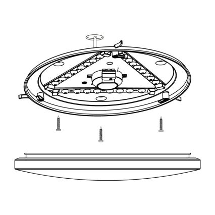 Eglo - Φωτιστικό οροφής LED LED/14,6W/230V