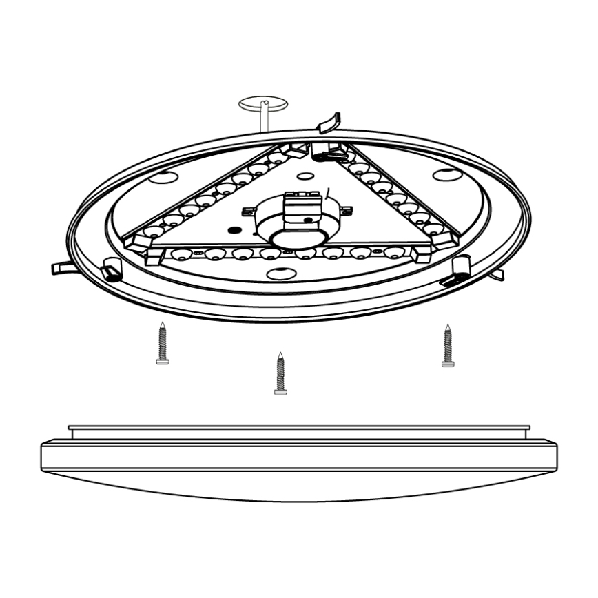 Eglo - Φωτιστικό οροφής LED LED/14,6W/230V
