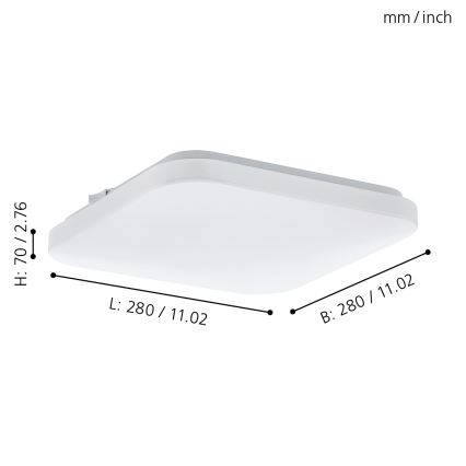Eglo - Φως οροφής LED LED/11,5W/230V