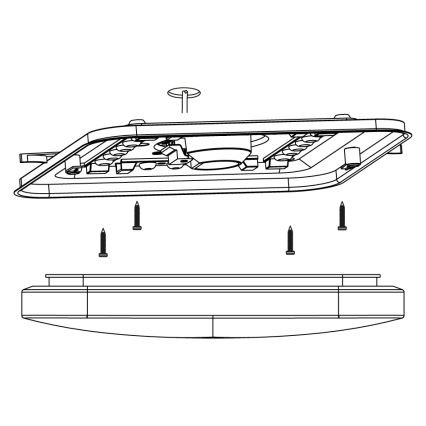 Eglo - Φως οροφής LED LED/11,5W/230V