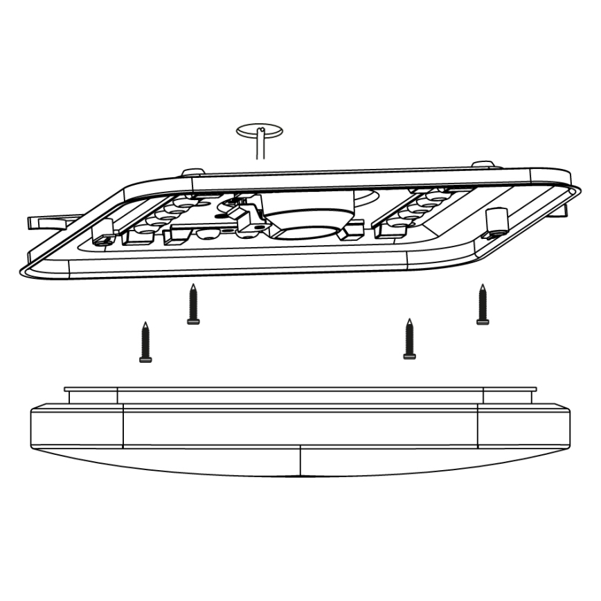 Eglo - Φως οροφής LED LED/11,5W/230V