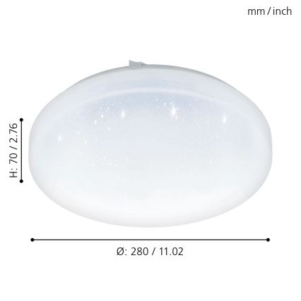 Eglo - Φως οροφής LED LED/11,5W/230V