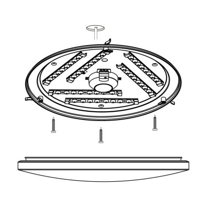 Eglo - Φως οροφής LED LED/33,5W/230V