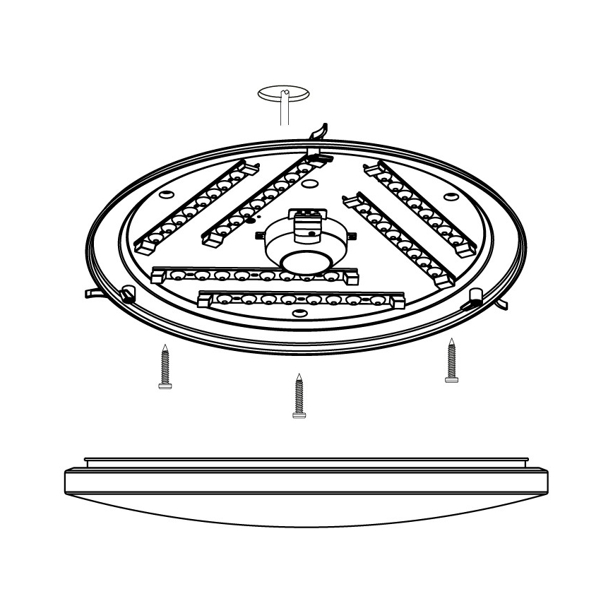 Eglo - Φως οροφής LED LED/33,5W/230V
