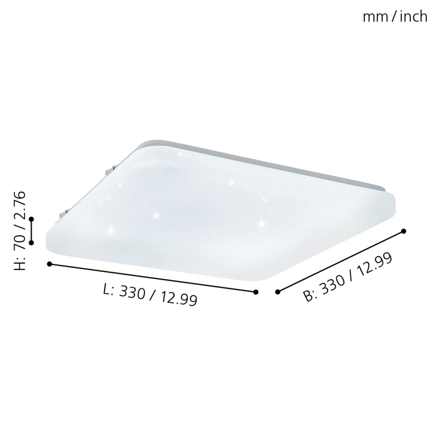 Eglo - Φως οροφής LED LED/17,3W/230V