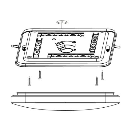 Eglo - Φως οροφής LED LED/17,3W/230V