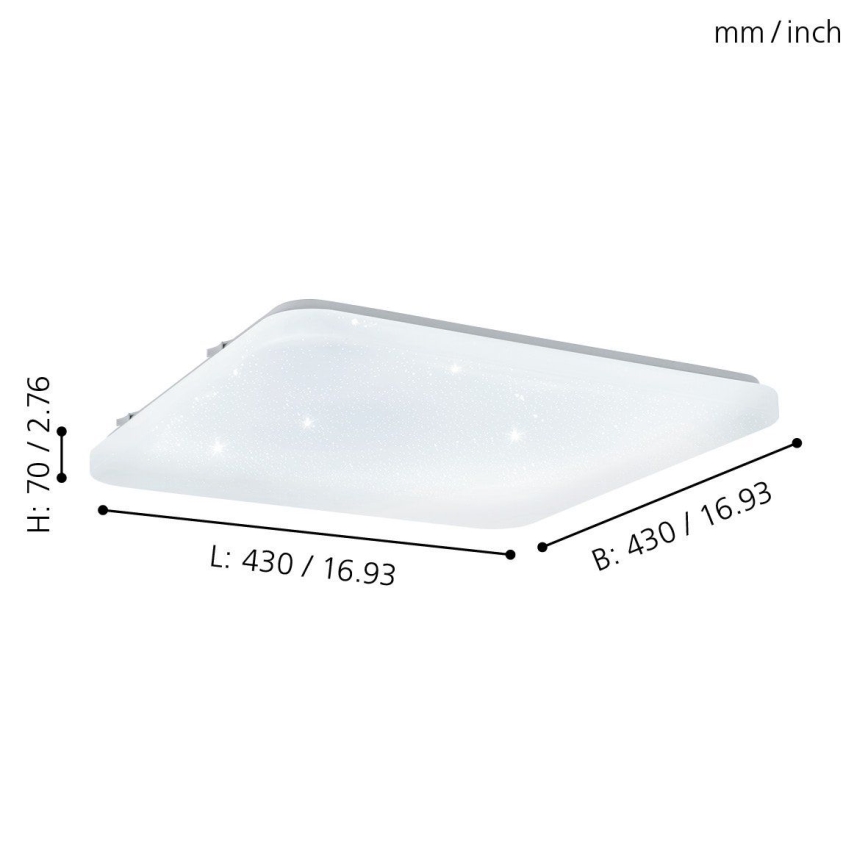 Eglo - Φως οροφής LED LED/33,5W/230V