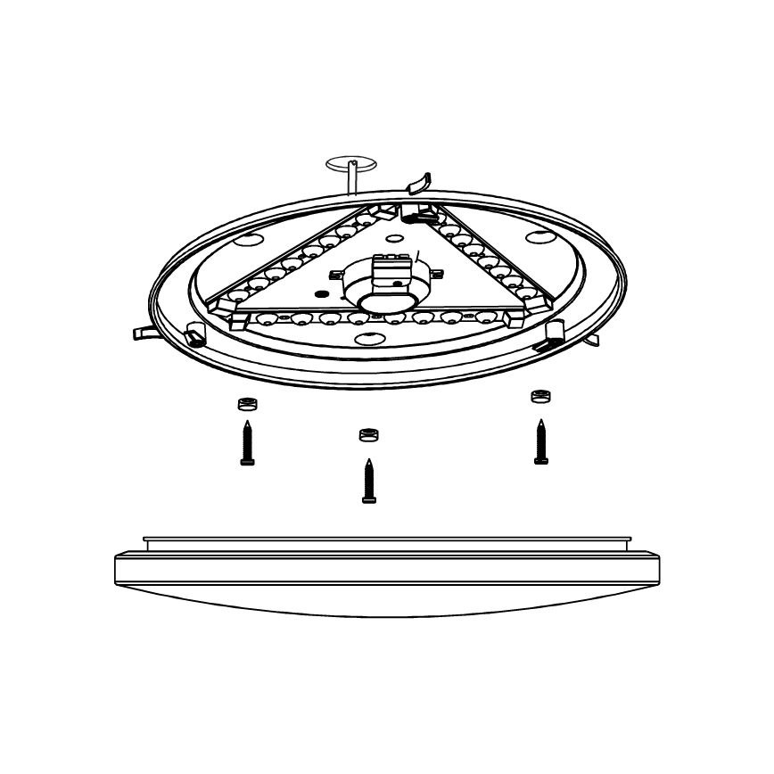 Eglo - Φως οροφής μπάνιου LED LED/17,3W/230V IP44