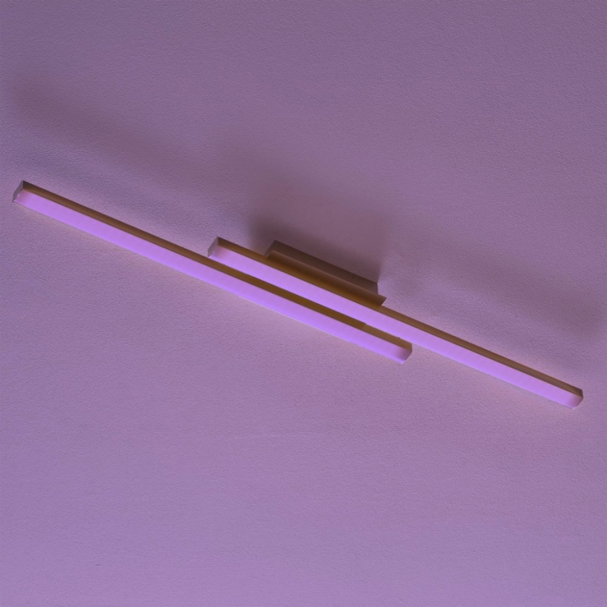Eglo - LED RGB Ρυθμιζόμενο φωτιστικό οροφής FRAIOLI-C 2xLED/17W/230V