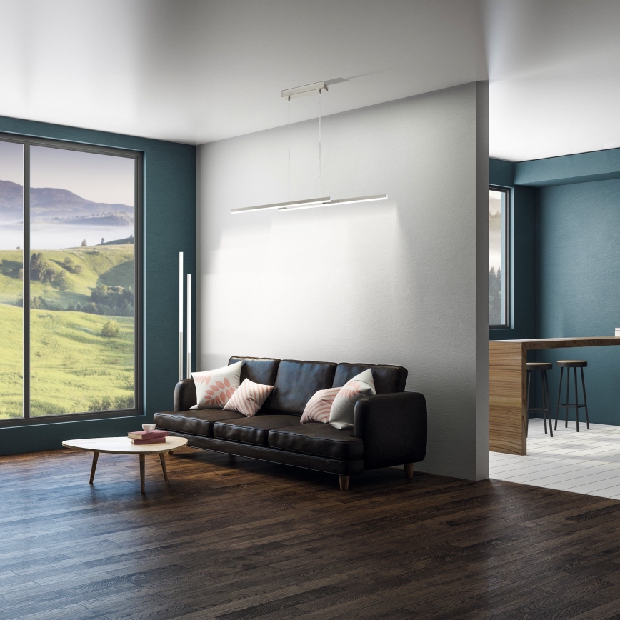 Eglo - LED RGB Ρυθμιζόμενο φωτιστικό οροφής με καλώδιο FRAIOLI-C 2xLED/17W/230V