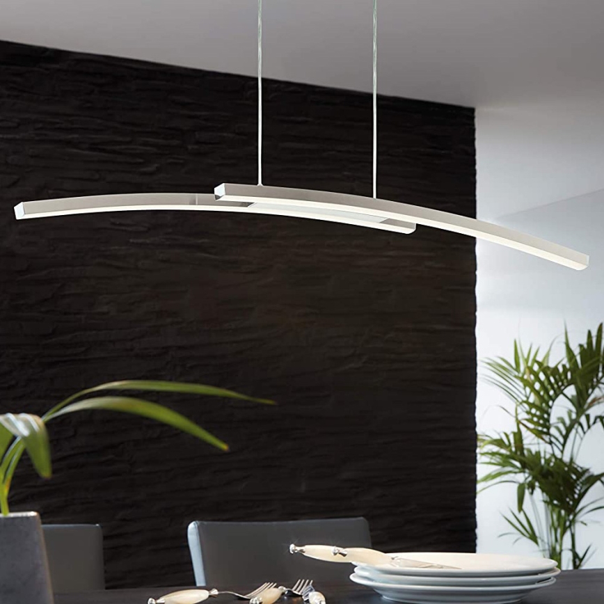 Eglo - LED RGB Ρυθμιζόμενο φωτιστικό οροφής με καλώδιο FRAIOLI-C 2xLED/17W/230V