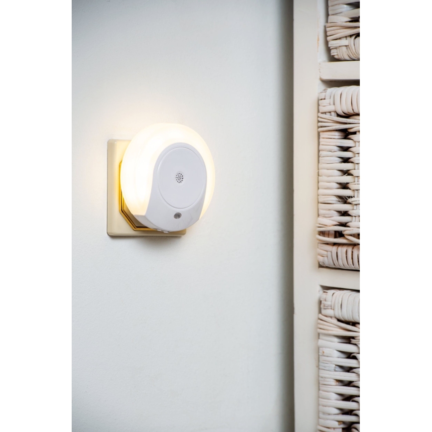 Eglo - Φωτάκι νυκτός LED με αισθητήρα 2xLED/0,4W/230V 3000K
