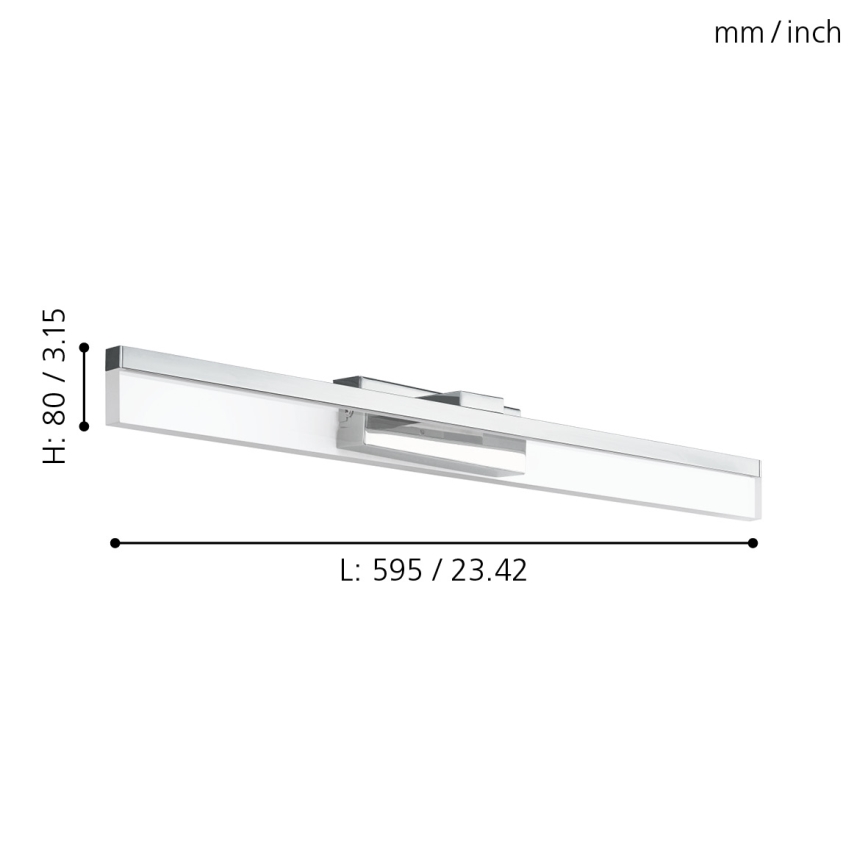 Eglo - Φως τοίχου LED LED/10W/230V IP44