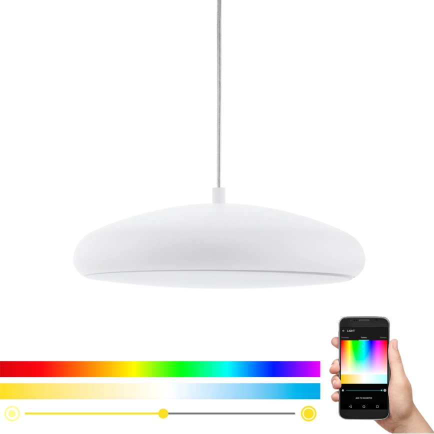 Eglo 98046 - LED RGB Dimmable πολύφωτο κρεμαστό RIODEVA-C LED/27W/230V