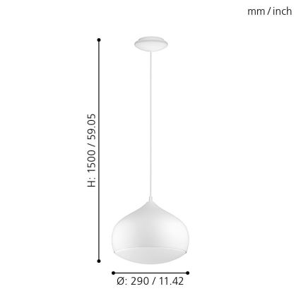 Eglo - LED RGBW Dimming πολύφωτο COMBA-C LED/18W/230V Bluetooth