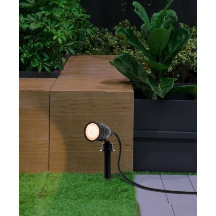 Eglo 98052 - LED RGB Φωτιστικό εξωτερικού χώρου NEMA-C 1xGU10/5W/230V IP44