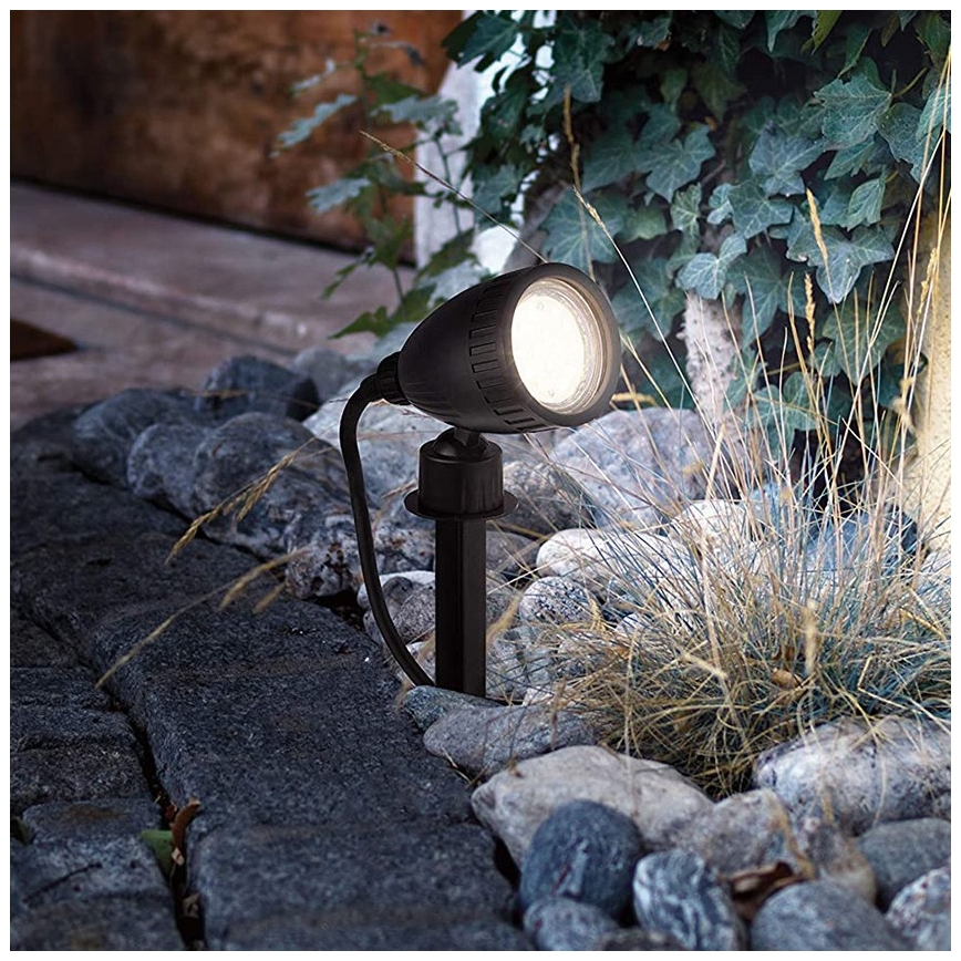 Eglo 98052 - LED RGB Φωτιστικό εξωτερικού χώρου NEMA-C 1xGU10/5W/230V IP44