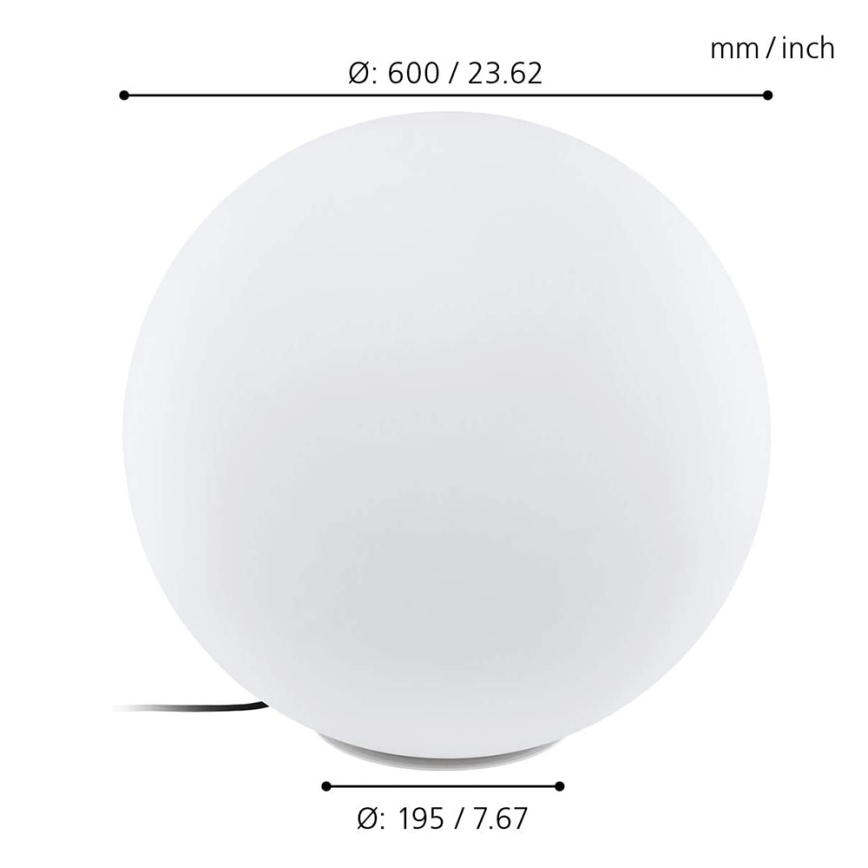 Eglo - Λάμπα εξωτερικού χώρου LED RGBW MONTEROLO-C 1xLED/9W/230V IP65 ø600