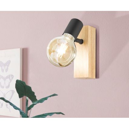 Eglo - Προβολέας τοίχου TOWNSHEND 1xE27/10W/230V