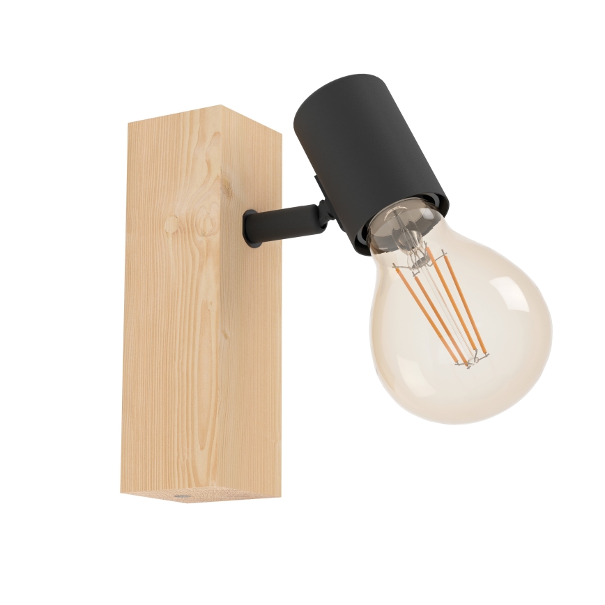 Eglo - Προβολέας τοίχου TOWNSHEND 1xE27/10W/230V