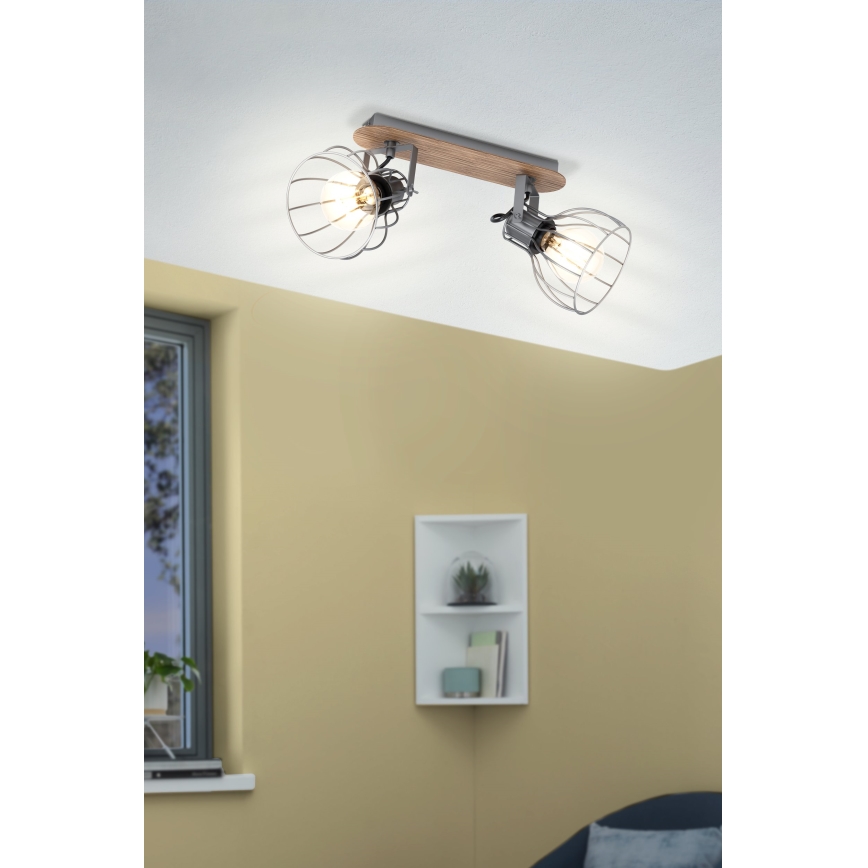 Eglo - Φωτιστικό σποτ 2xE27/40W/230V