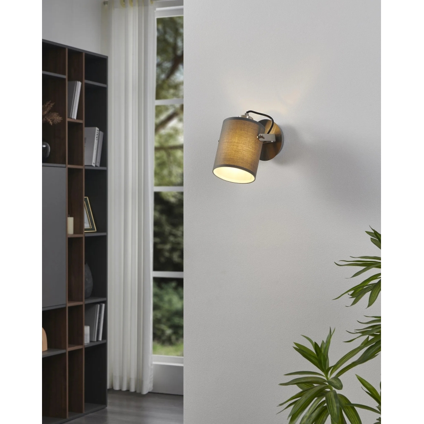 Eglo 98138 - Επιτοίχιο σημειακό φωτιστικό VILLABATE 1xE27/10W/230V