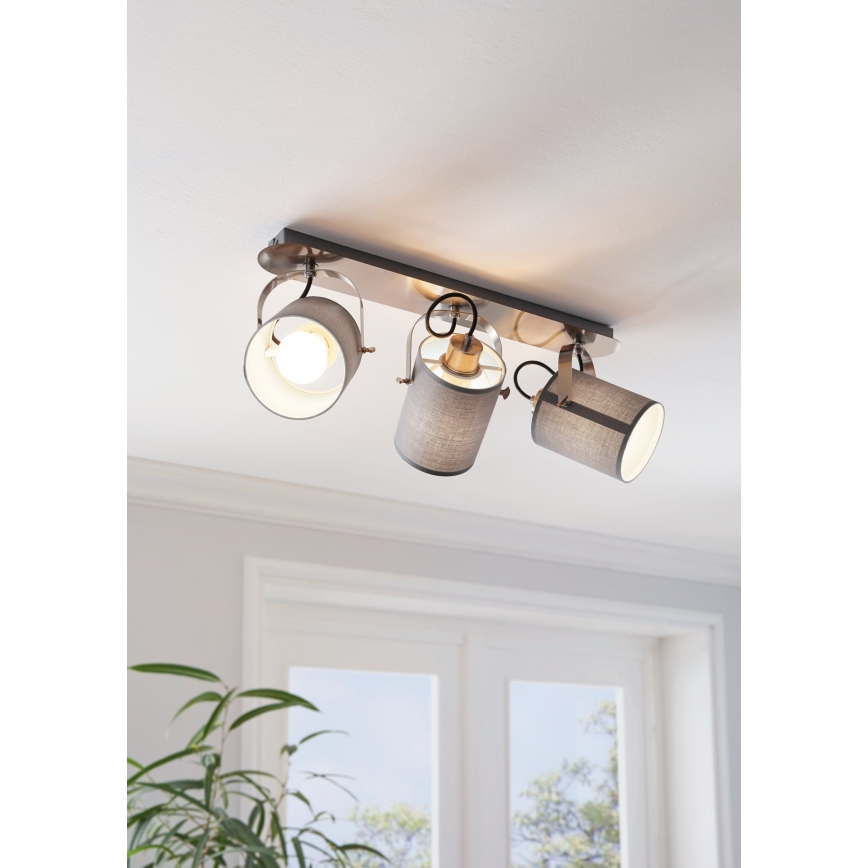 Eglo - Φωτιστικό σποτ 3xE27/10W/230V